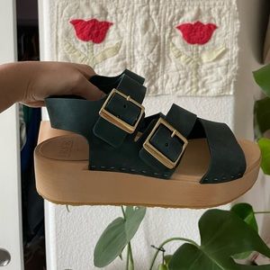 Bryr Studio Jesse Platform Heel in Spruce